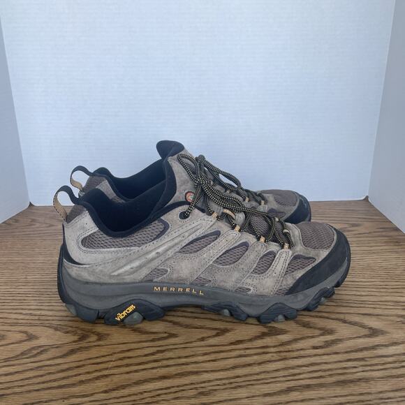 Merrel Moab 3 Men's hiking waterproof shoe pig suade size 13 - Picture 3 of 9